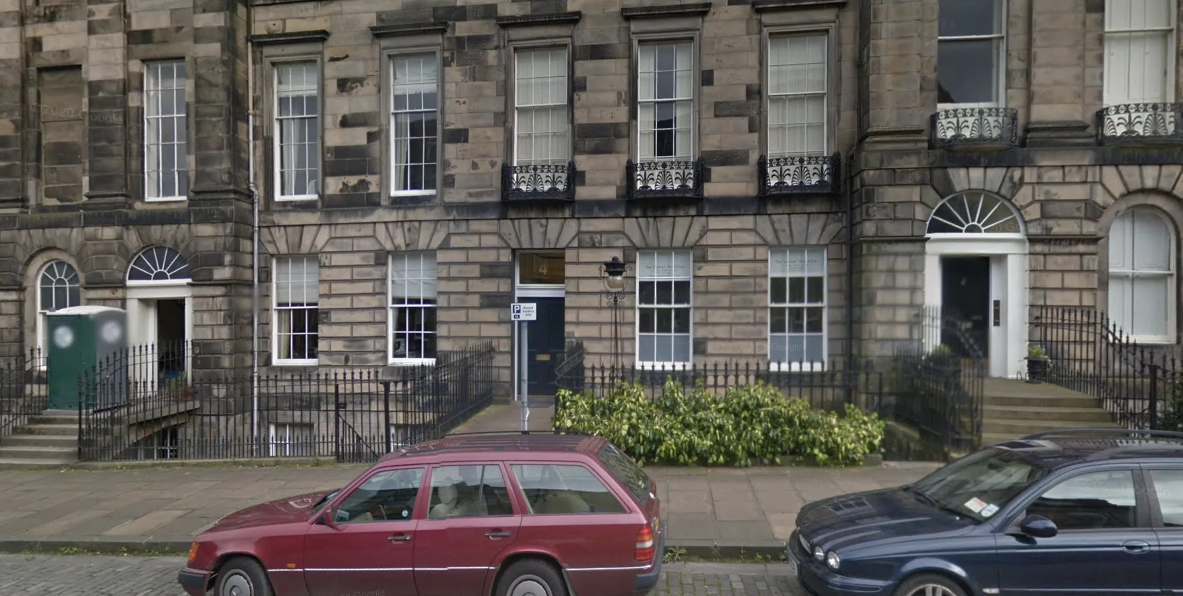 Exterior of 4 Great Stuart Street Dental Practice
