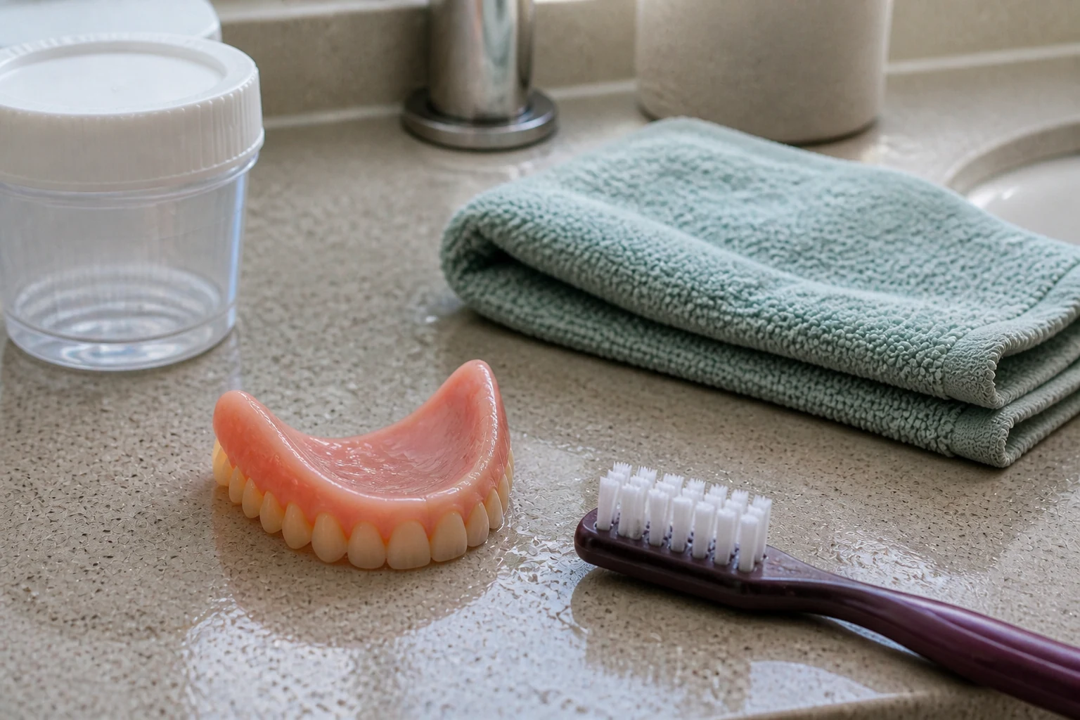 Photographic illustration of Dentures equipment and planning context