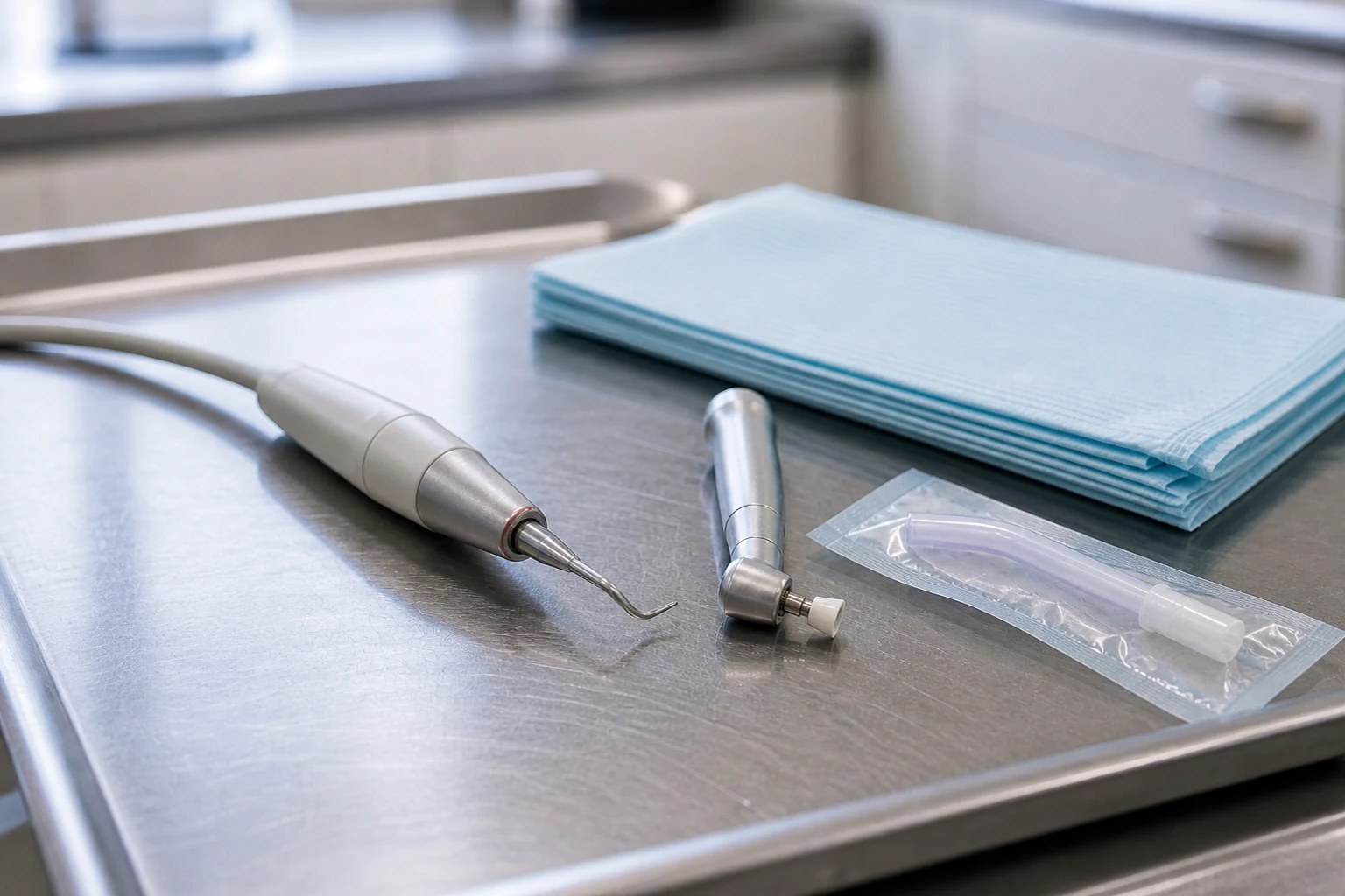 Photographic illustration of Hygiene appointments equipment and planning context